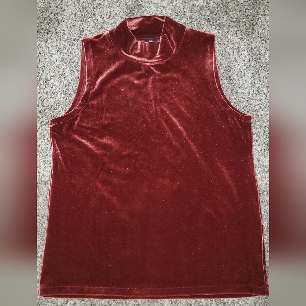 J. Crew| Sleeveless Tank with Mandarin Collar